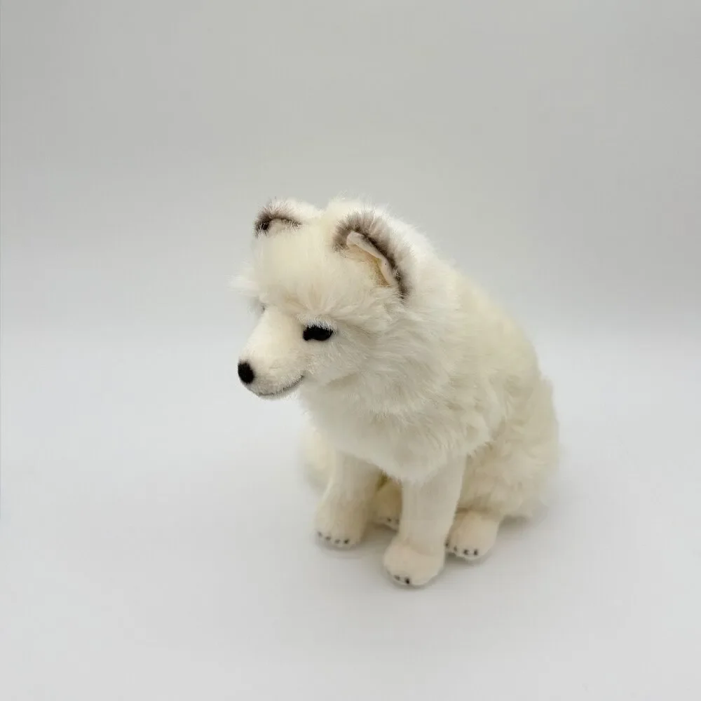 Kosen Arctic Fox White Plush Realistic #3930 Stuffed Animal Collect German